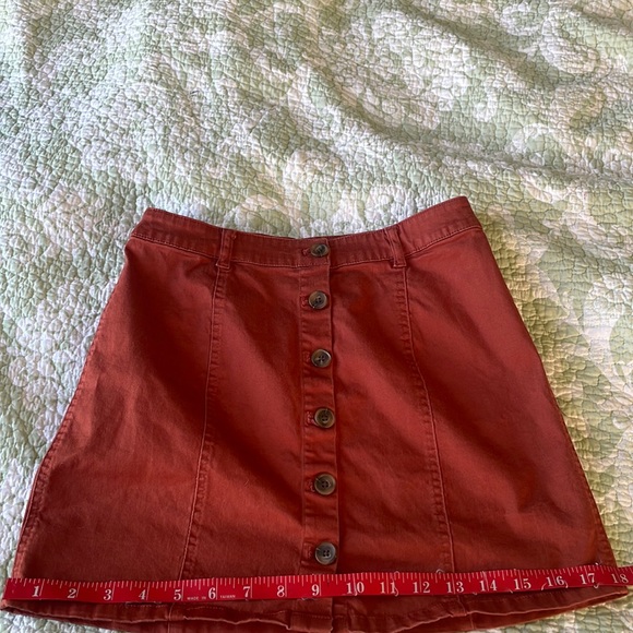 Womens SM Button Skirt - Picture 8 of 9
